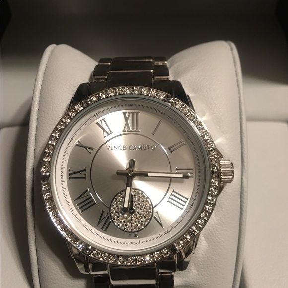 🆕💜 Vince Camuto  Women’s Silver/Bling Watch💜 - Picture 2 of 6